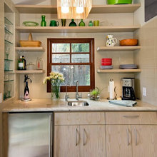 Tile And Open Shelving