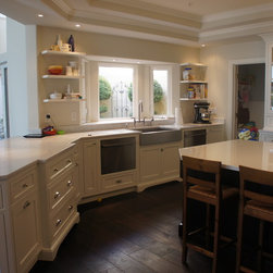 Shiloh Beaded Inset Kitchen by Kas White - Kitchen Cabinetry