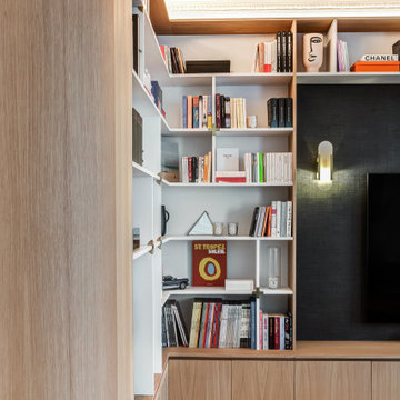 Un appartement Haussmannien familial et minimaliste