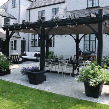 Brussels Tumbled Patio & Pergola