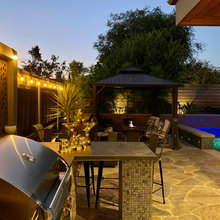 outdoor kitchen
