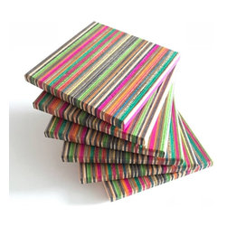 Recycled Skateboard Coasters - Products
