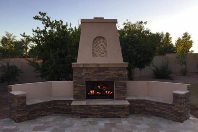 This is an example of a traditional patio in Phoenix.
