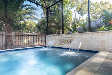 Example of a beach style pool design in Jacksonville