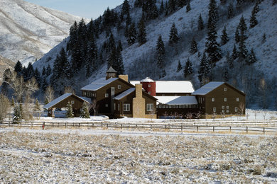 Example of a mountain style exterior home design in Other