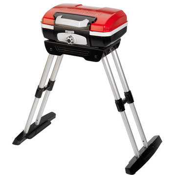 Petit Gourmet Portable Outdoor Lp Gas Grill With Versa Stand