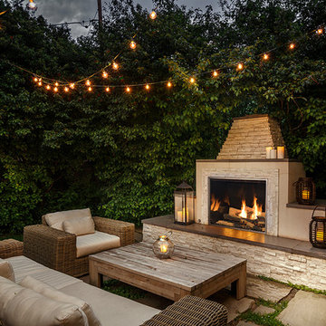 TC38 Outdoor gas fireplace