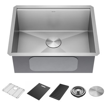 Delta 95B9031-23S Rivet 23” Workstation Kitchen Sink Undermount - Stainless