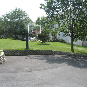Dan S's Pro Dunk Gold Basketball System on a 30x31 in Mount Airy, MD
