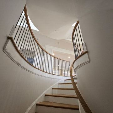 Project #116 | Elegant Curved Staircase