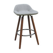 26" Wood Base Counter Stool, Set of 2