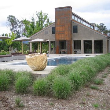 Grasses and Bocce Court