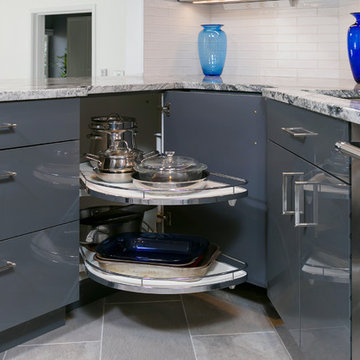 Princeton, NJ - Compact Kitchen Remodel featuring Crystal Cabinets