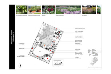 Variationen für die Neuanlage eines Hausgartens in Thüringen