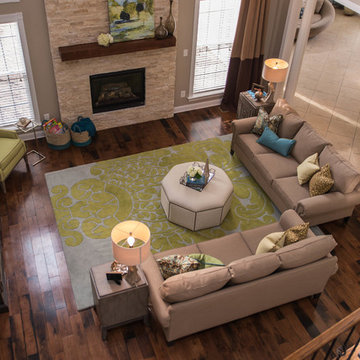 Cool and Contemporary Living Room