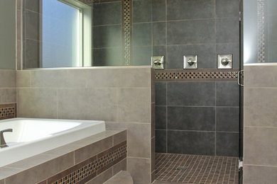 Inspiration for a contemporary bathroom remodel in Seattle