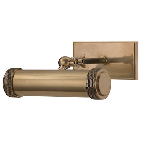 Hudson Valley Ridgewood 1 Light Picture Light, Aged Brass 5808-AGB
