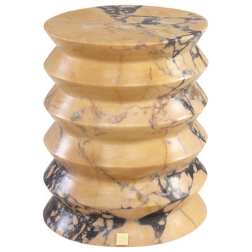 Marble Modern Table / Stool, Versmissen Bando, Orange