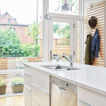 Kitchen and Rear Entrance