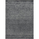 KAS - KAS Hudson 2463 Gray/Black Retreat Area Rug, 6'6"x9'6" - Get ready to lounge in casual comfort... these beautifully hand tufted space-dyed with an overtufted texture rugs will bring a relaxing romance to any home. Hudson is made from wool in India and has a 0.5" pile height.