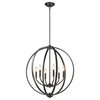 6 Light Chandelier in Durable style - 28.75 Inches high by 27.25 Inches