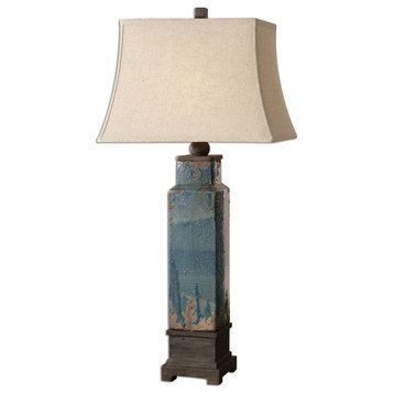 Soprana Blue Table Lamp By Designer Carolyn Kinder