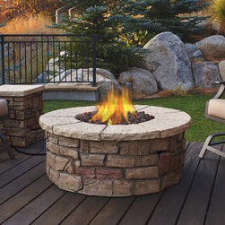 Sedona - Round Propane Fire Table - Fire Pits
