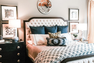 Inspiration for a transitional bedroom remodel