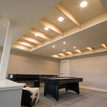 Basement Rec Room and Sauna