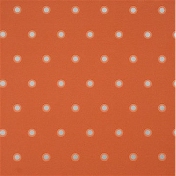 Spotted Orange Wallpaper, Double Roll
