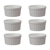 HIC Porcelain Ramekin 8 oz., 4", Set of 6
