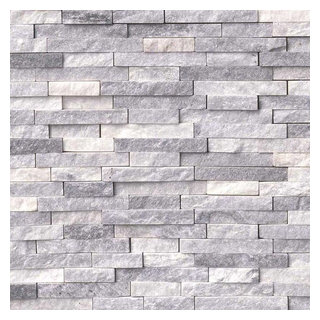 Alaska Gray Splitface Interlocking Pattern Mosaic, Sample, 6 ...