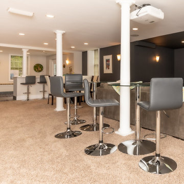 Luxury Finished Basement Remodel | Buckingham, PA
