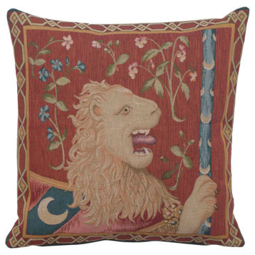 Le Lion Medieval  European Cushion Cover