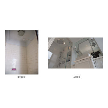 Award Winner Prewar Master Bathroom Before and After Transformation