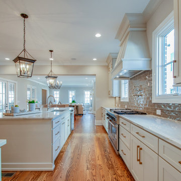 Nashville, TN Kitchen | Craftsman White Cabinets | Timberland Cabinetry Company