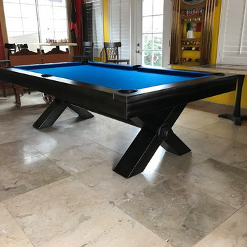 Vox Industrial Steel Billiards Pool Table at Sawyer Twain