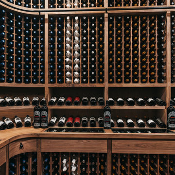 High-Capacity Custom Wine Cellar