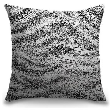 "Checkered Waves" Outdoor Pillow 16"x16"