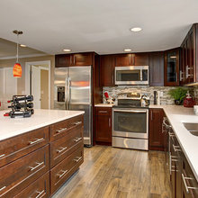 Dark Wood Cabinets