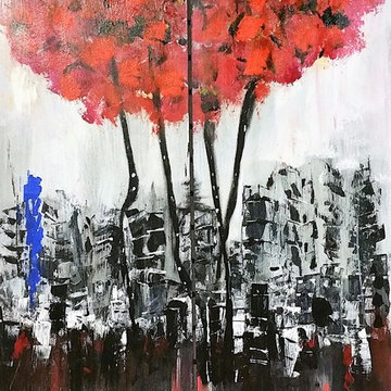 CITY VIEW By ARTIST: PAUL RICCELLI