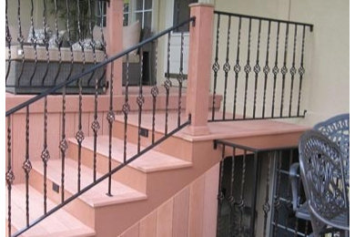 Example of a classic staircase design in Cleveland