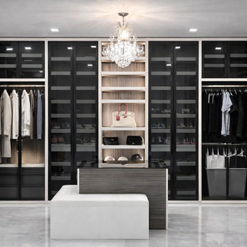 High-End Custom Walk-in Closet Systems by VelArt, Miami