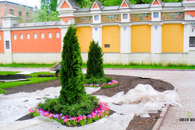 Photo of a traditional garden in Moscow.