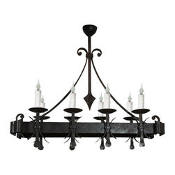 CH-166 Hand Made Iron Chandelier Designs - Chandeliers