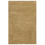 Chandra - Ensign Contemporary Area Rug, Gold - Update the look of your living room, bedroom or entryway with the Ensign Contemporary Area Rug from Chandra. Handwoven by skilled artisans, this rug features authentic craftsmanship and a plush, handmade construction with no backing. The rug has a 1" pile height and is sure to make a cozy statement in your home.