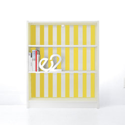 PANYL Lemon Drop Thin Stripes for IKEA BILLY - Home Decor