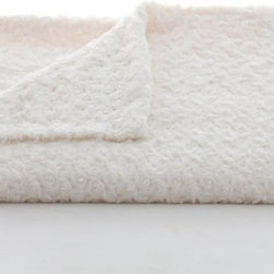 Lux Cream Rosebud Throw - Throws