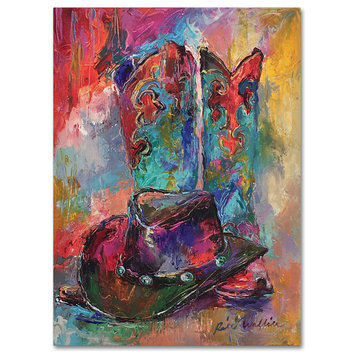 "Art Boots" by Richard Wallich, Canvas Art