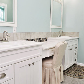 Transitional White Maple Kitchen. BaileyTown USA Select